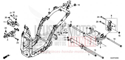 CARROSSERIE DE CHASSIS SH300AK de 2019